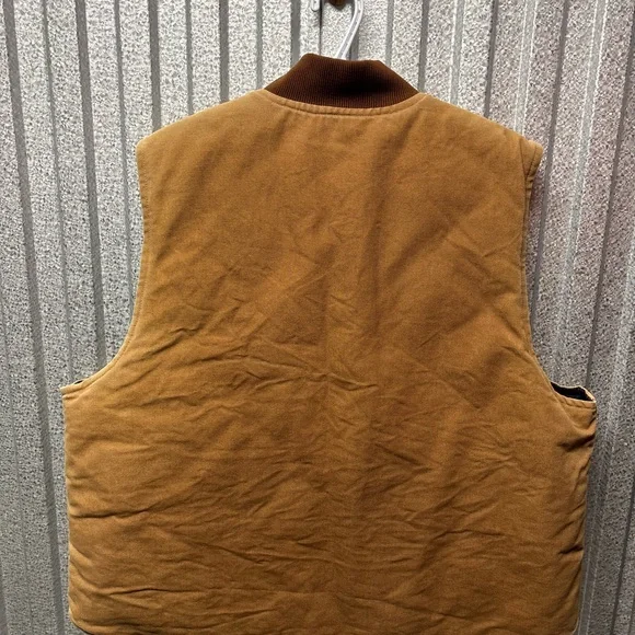Carhartt Men's Tan Work Vest‎ - Picture 2 of 3